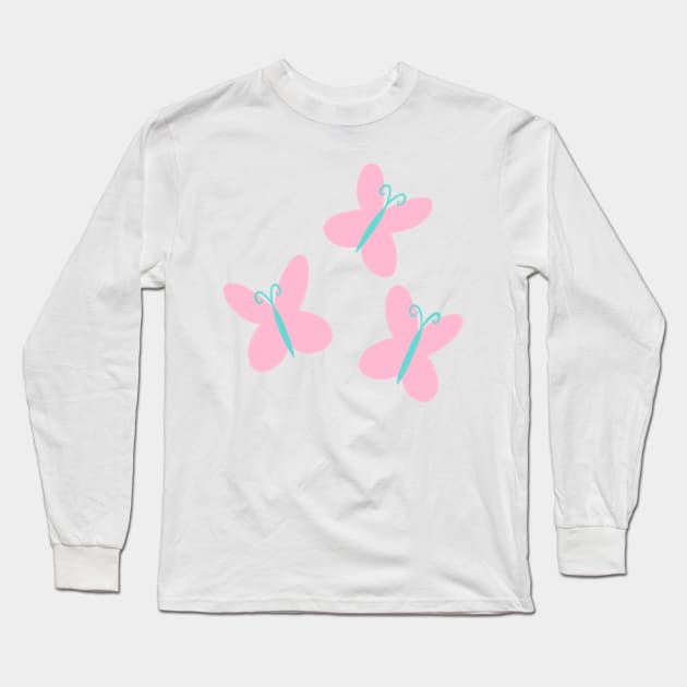 Fluttershy Cutie Mark Long Sleeve T-Shirt by MidnightPremiere